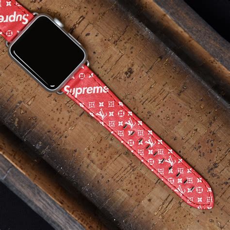 louis vuitton supreme apple watch band|louis vuitton apple watch band tiktok.